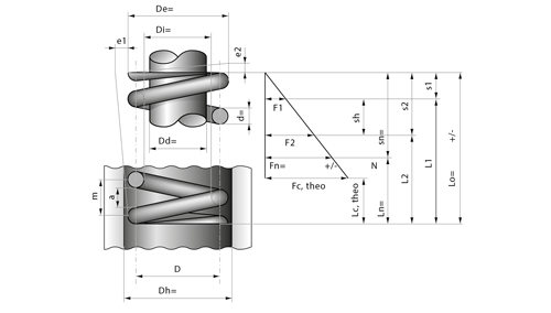 Graphic Compression Spring Form