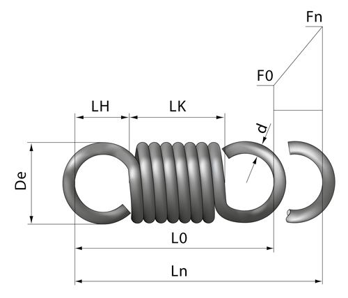 Graphic Tension Spring